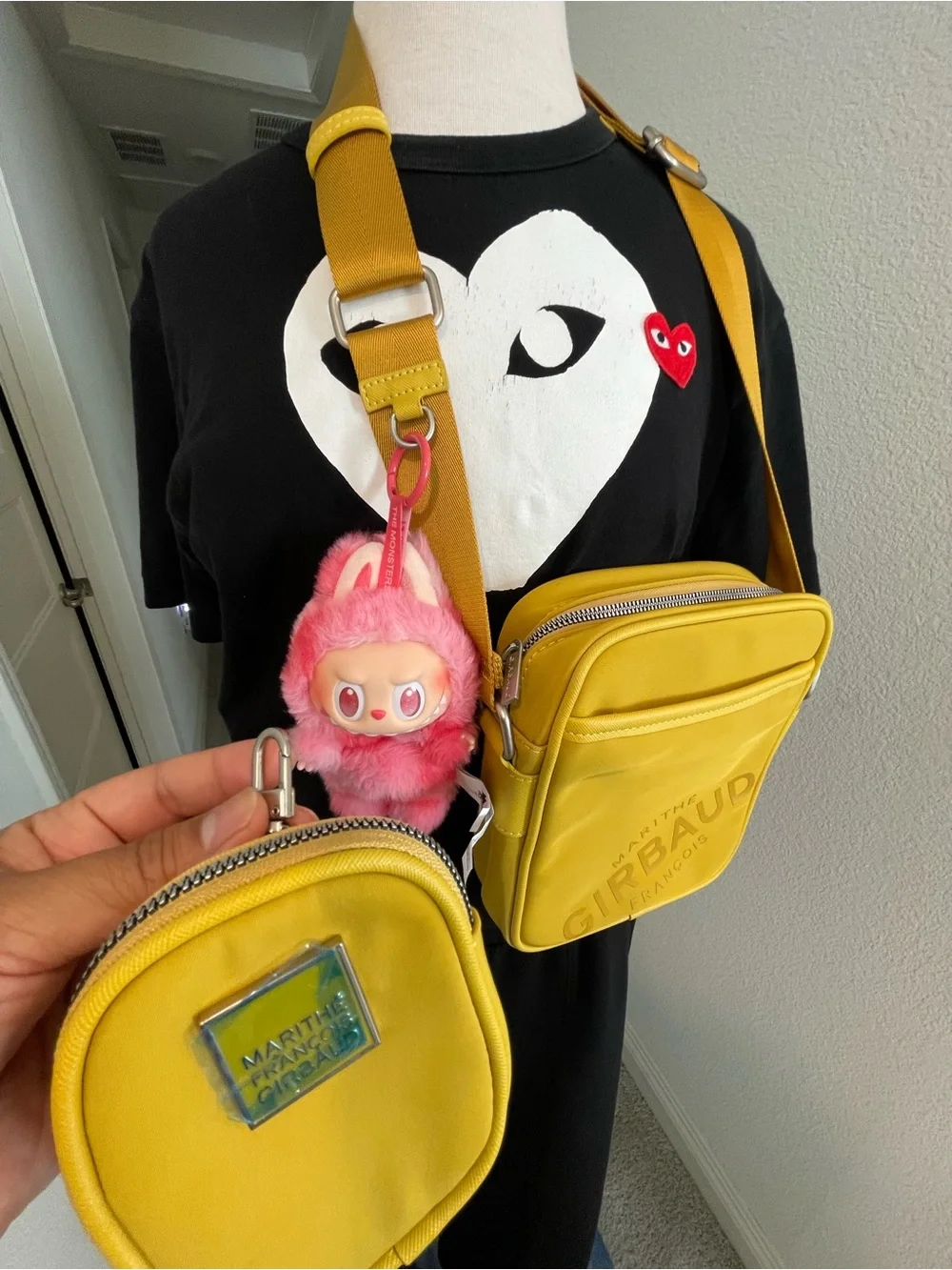 Marithe GIRBAUD Yellow Crossbody Bag